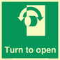 SA16529: Turn (either direction) to open