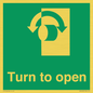 SA16529: Turn (either direction) to open