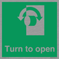 SA16529: Turn (either direction) to open