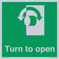 SA16529: Turn (either direction) to open