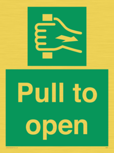 SA392: pull to open