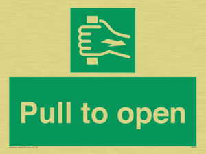 SA392: pull to open