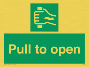 SA392: pull to open