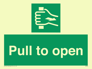SA392: pull to open