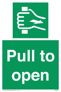 SA392: pull to open