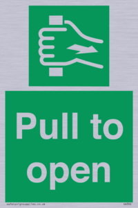 SA392: pull to open