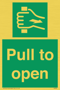 SA392: pull to open