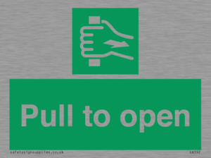 SA392: pull to open