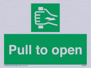 SA392: pull to open
