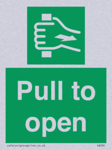 SA392: pull to open