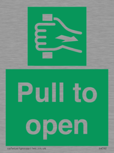 SA392: pull to open