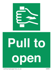 SA392: pull to open