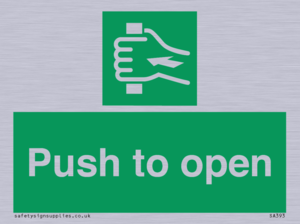 SA393: push to open
