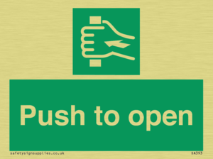 SA393: push to open