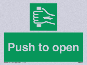 SA393: push to open