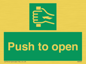 SA393: push to open