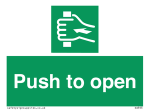 SA393: push to open
