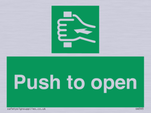 SA393: push to open