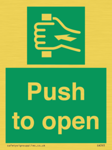 SA393: push to open