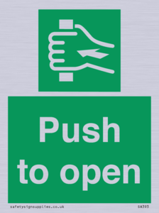 SA393: push to open