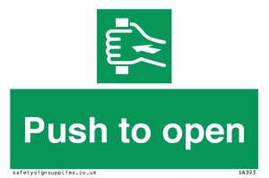 SA393: push to open