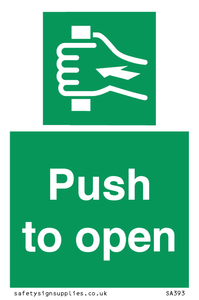 SA393: push to open