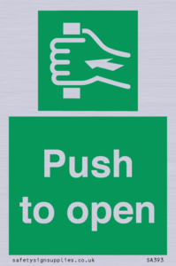 SA393: push to open