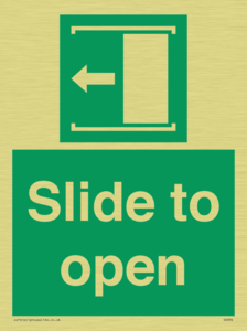 SA394: slide to open