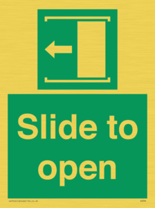 SA394: slide to open