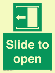 SA394: slide to open