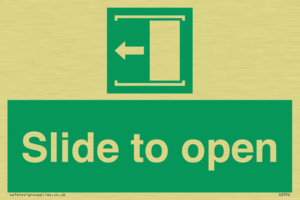 SA394: slide to open