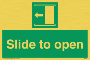 SA394: slide to open