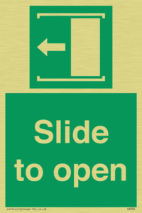 SA394: slide to open