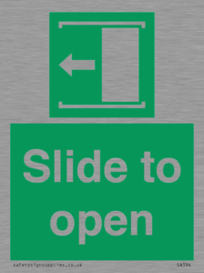 SA394: slide to open