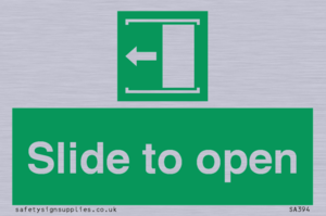 SA394: slide to open