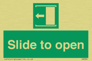 SA394: slide to open