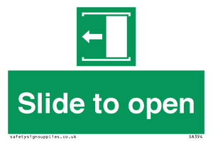 SA394: slide to open