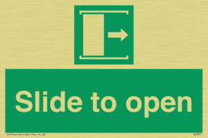 SA395: slide to open