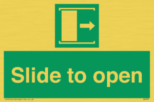 SA395: slide to open