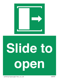 SA395: slide to open