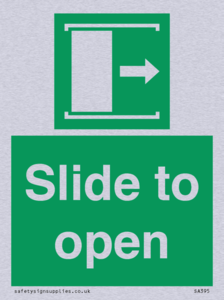 SA395: slide to open