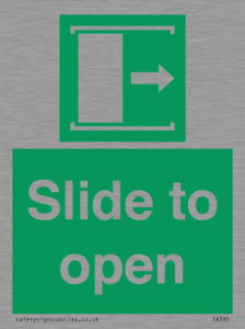 SA395: slide to open