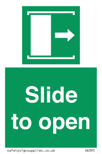 SA395: slide to open