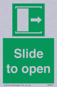 SA395: slide to open