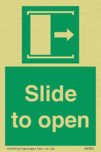 SA395: slide to open