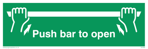 SA396: push bar to open