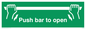 SA396: push bar to open