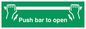 SA396: push bar to open
