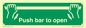 SA396: push bar to open