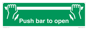 SA396: push bar to open